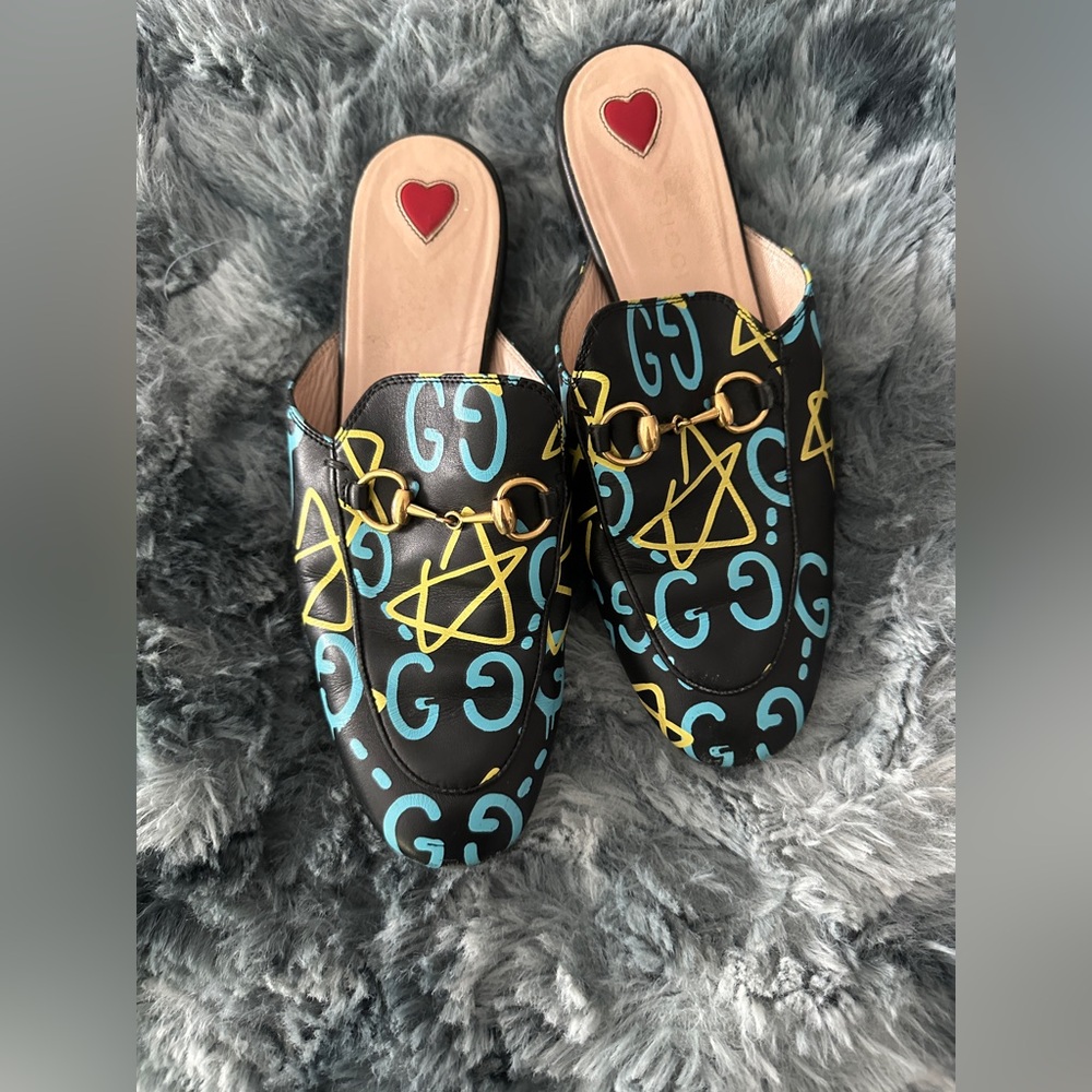 Gucci Ghost Princetown Mules